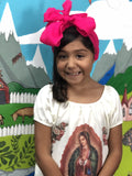 Lady of Guadalupe Girls Dress and Headband Set - Cielito Lindo Mexican Boutique