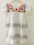 Girls Dress White / 6 Oaxaca Dress white