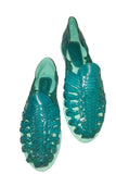 Mexican Leather Sandals Turquoise - Cielito Lindo
