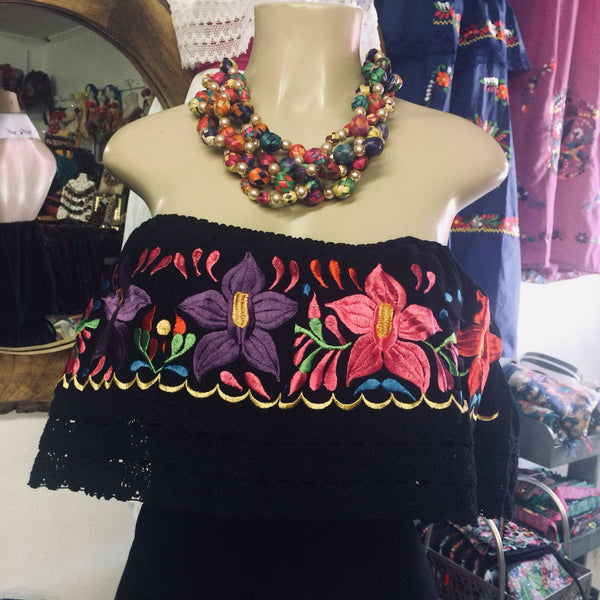 Mexican Dress Off the Shoulder Azalea – Cielito Lindo