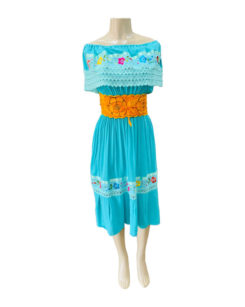 Mexican Campesina Rayón Dress