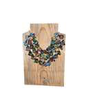 Hand Painted Clay Plates Necklace