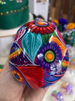 Small Hand Painted Skull Red