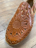 Sunflower Leather Huaraches Sandals Caramel