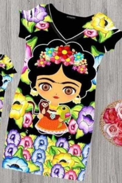 Frida Selva Dress Bodycon - Cielito Lindo Mexican Boutique