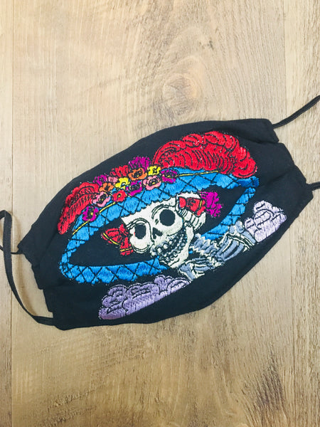 Mexican Embroidered Catrina Face Mask - Cielito Lindo
