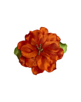 Handmade Sateen Floral Clip / 3 Inc W x 3 Inc L