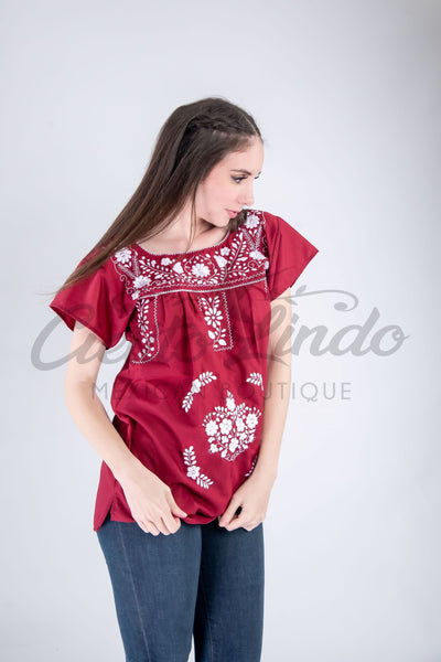 Mexican Blouse Full Embroidered Texas A&M