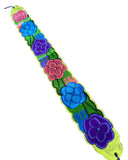 Mexican Embroidered Belts Floral Colorful - Cielito Lindo