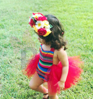 Serape Tutu Romper for Girls