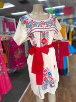 Puebla Dress Cream - Cielito Lindo