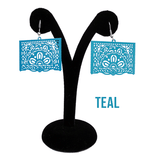 Fiesta Papel Picado Earrings - Cielito Lindo