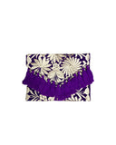 Mexican Embroidered Floral Clutch Bag