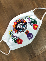 Frida Catrina Face Mask - Cielito Lindo Mexican Boutique