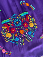 Puebla Dress Rayon Ruffled Sleeves