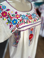 Puebla Dress Cream - Cielito Lindo