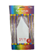 Mexican Multicolor Foil Curtain