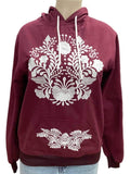 Mexican Floral Embroidered Hoodie Texas A&M