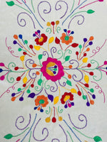 Mexican Handmade Embroidered Shawl Chilapa