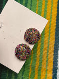 Mexican Concha Stud Earrings