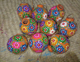 Hand Painted Clay Christmas Ornaments