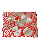 Mexican Embroidered Floral Clutch Bag