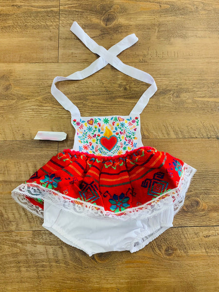 Mexican Romper Corazones Redk Cielito Lindo Mexican Romper Corazones Redk Cielito Lindo
