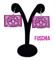 Fiesta Papel Picado Earrings - Cielito Lindo