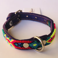 Hand Woven Dog Collar XXS for Cats and Mini Breeds - Cielito Lindo