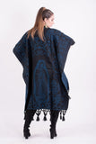 Poncho Black / Blue Our Lady of Guadalupe Poncho