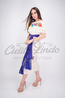 Off the Shoulder Victoria Dress Cream - Cielito Lindo