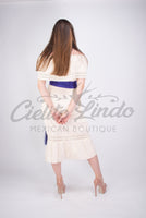 Off the Shoulder Victoria Dress Cream - Cielito Lindo