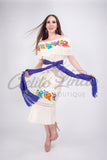 Off the Shoulder Victoria Dress Cream - Cielito Lindo