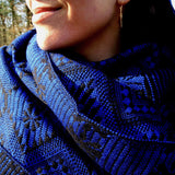 Shawl Blue Mexican Maxi Scarf & Shawl Royal Blue