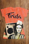 Shirts Frida Kahlo Famous Polka Dots Tee Shirt
