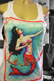 La Sirena Graphic Tank Top Shirt - Cielito Lindo